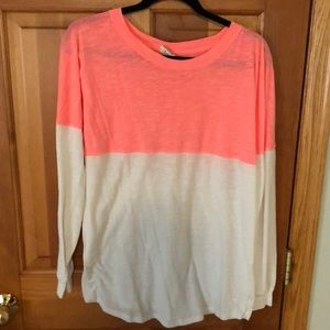 Pink long sleeved t-shirt